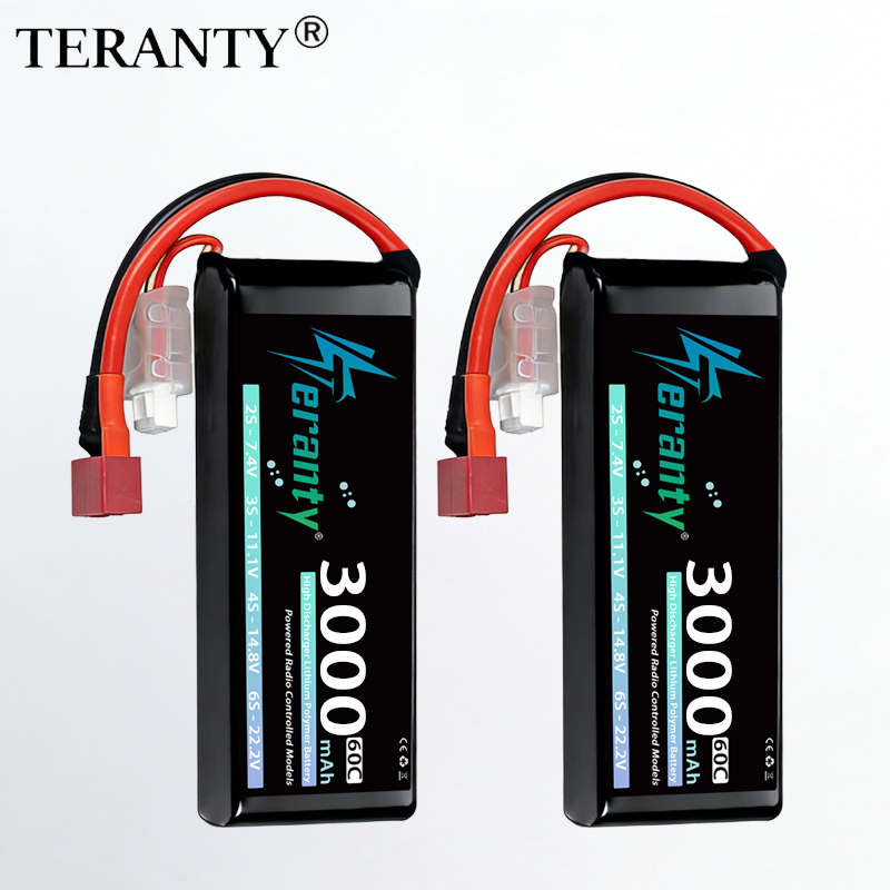 Rc Hobby Grade - Batterie Lipo TERANTY 2S 3000mAh 7.4V
