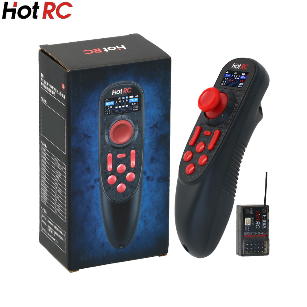 Radio Transmitter 6Ch - HOTRC DS-650 6CH 2.4G système Radio