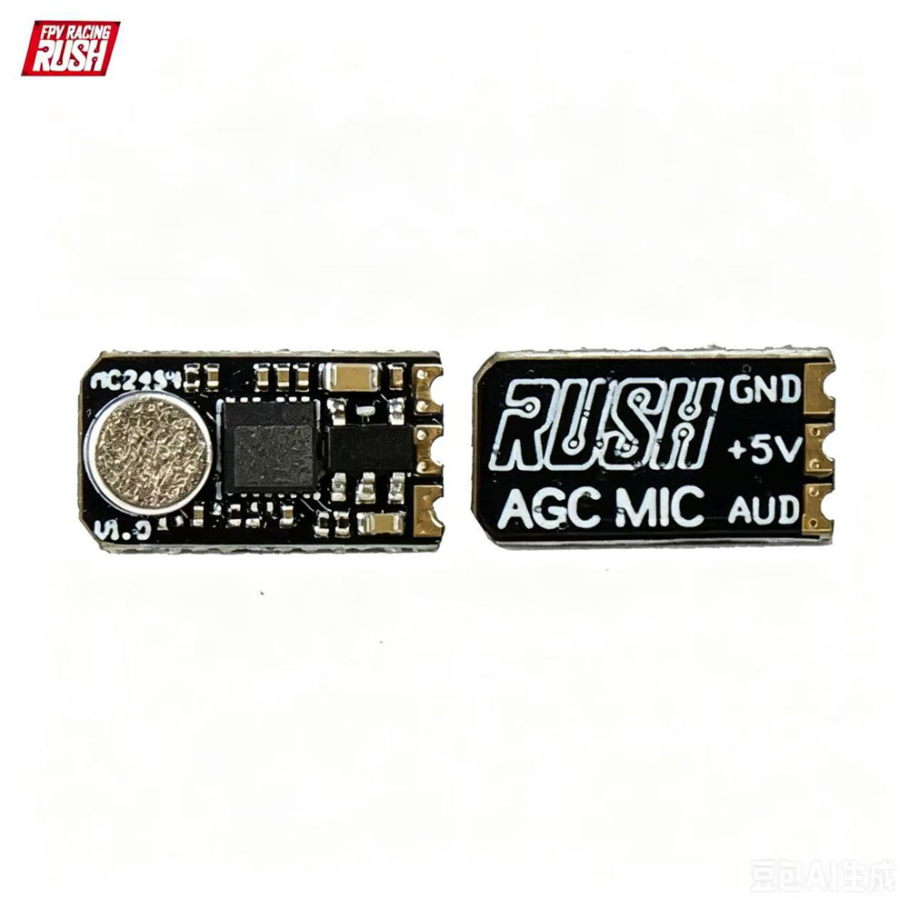 Top Rc Hobby Mini Xcub - Microphone RUSH AGC 5V DC pour