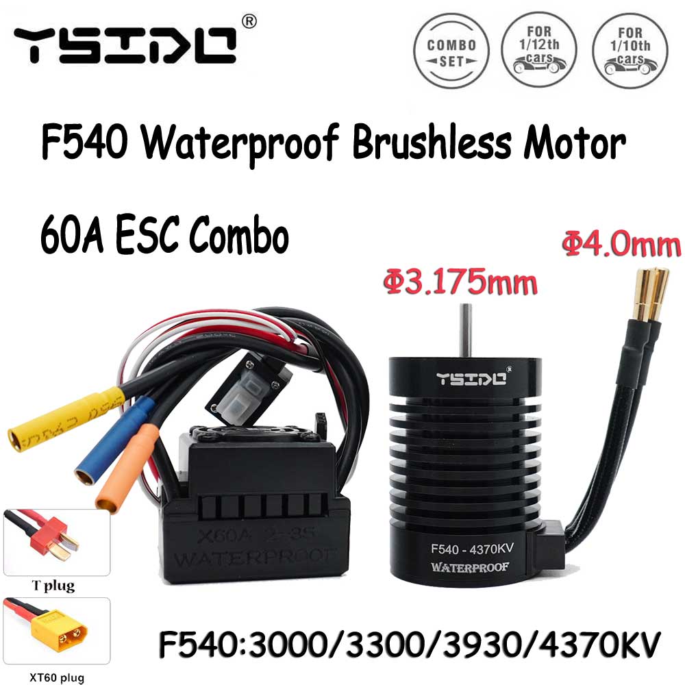 Esc Waterproof 60A - Moteur Brushless Étanche Sans Capteur F540
