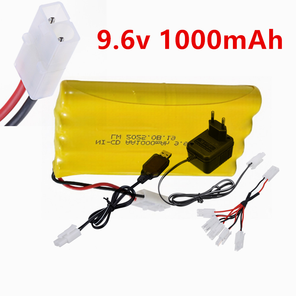 Rc Hobby Grade - Batterie rechargeable Ni-CD AA 9,6 V