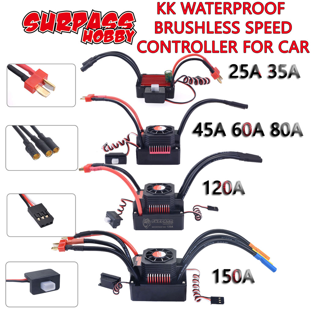 Esc Waterproof 60A - SURPASS-Contrôleurs de vitesse sans balais étanches