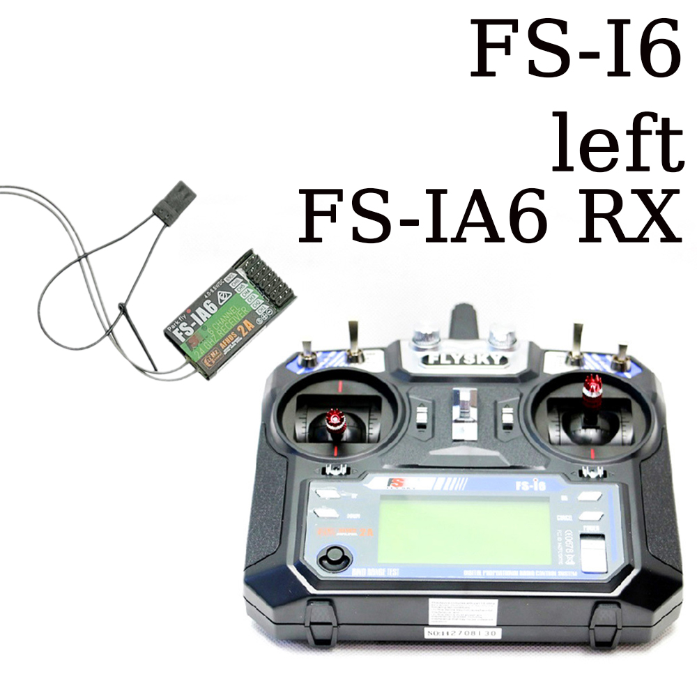 Radio Transmitter 6Ch - FLYSKY FS-I6 2.4GHz 6 Canal Télécommande