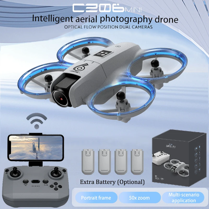 Top Rc Hobby Mini Xcub - CZ06 Mini Drone quadrirotor RC -