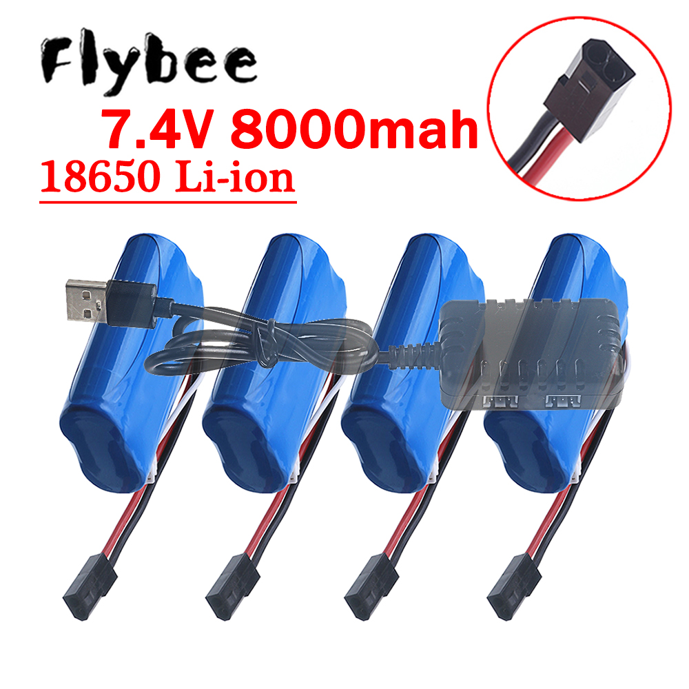 Rc Hobbyking - (5500 Plug) Batterie 18650 7.4V 8000Mah,