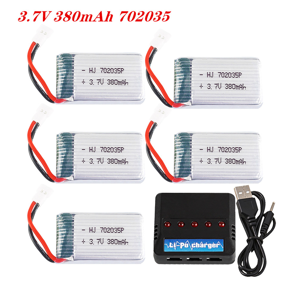 Rc Hobby Helicopter - Batterie Lipo Rechargeable avec chargeur, 3.7V,