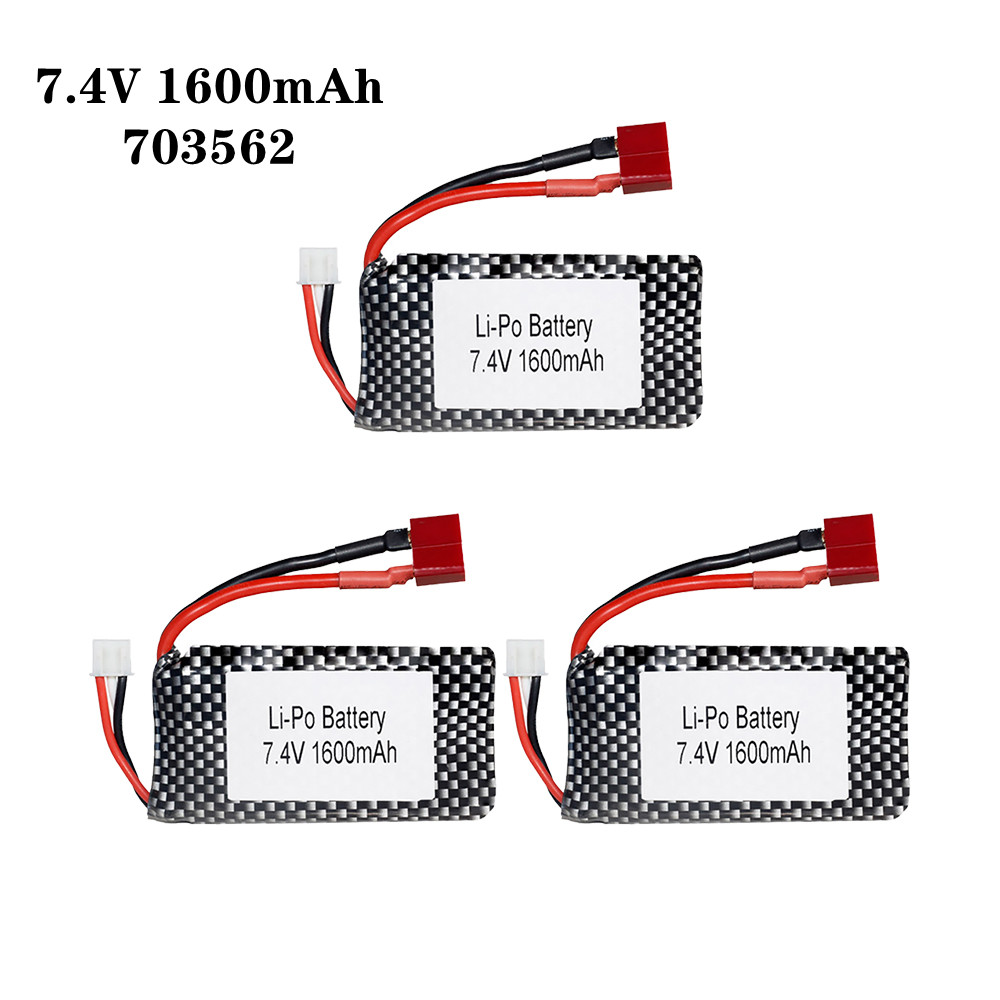 Rc Hobby Helicopter - Batterie Lipo 7.4v 1600mah 703562 25c,