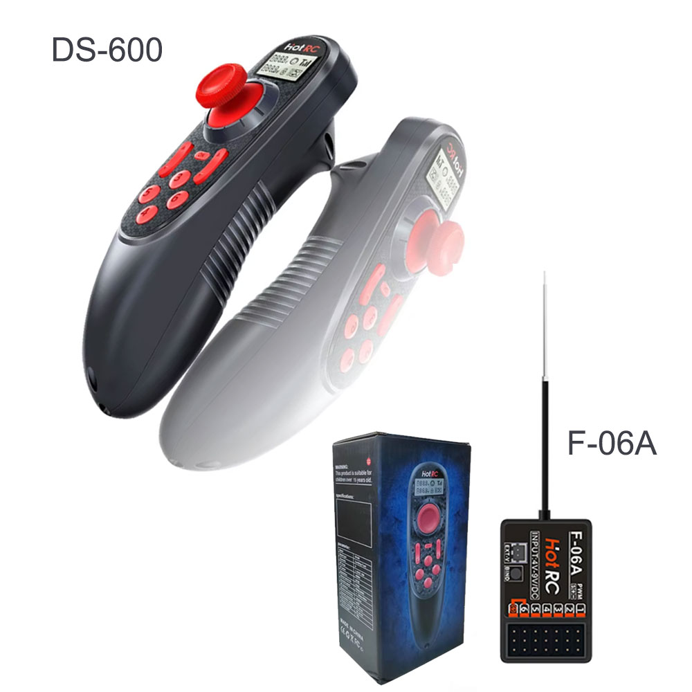 Radio Transmitter 6Ch - HOTRC DS-600 2.4GHz 6CH système de