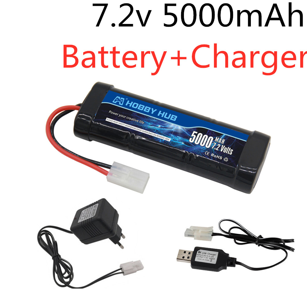 Batterie Ni-MH 7.2V 5000mAh av - Rc Hobbyking avis et prix