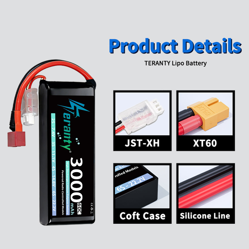 Batterie Lipo TERANTY 2S 3000m - Rc Hobby Grade avis et prix
