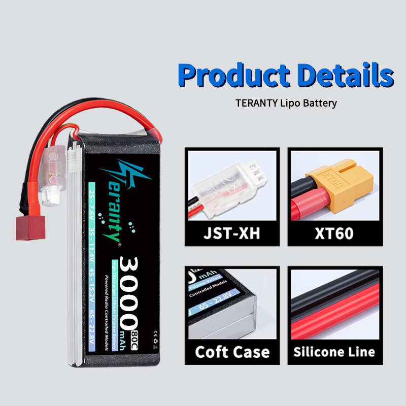 Batterie Lipo TERANTY 2S 3000m - Rc Hobby Grade avis et prix