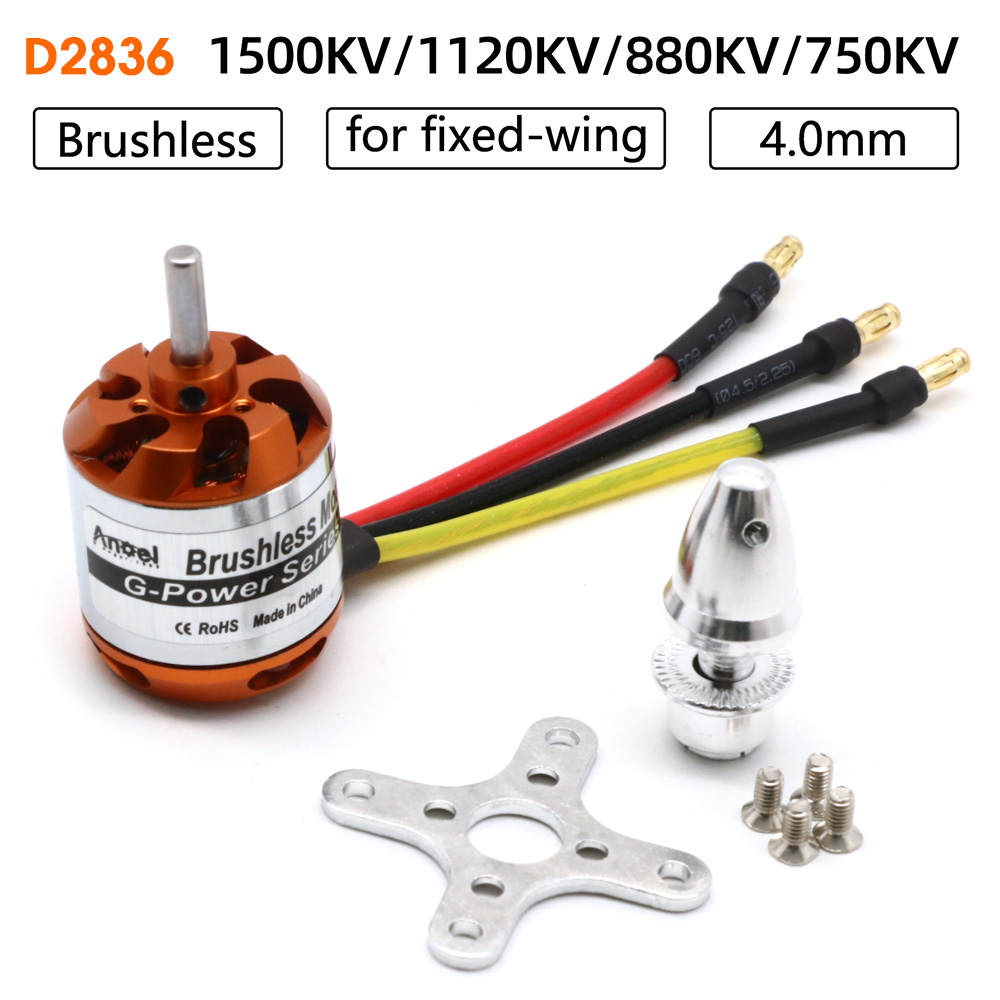 Moteur RC D2836 750KV 1500KV 8 - Rc Hobby Grade avis et prix