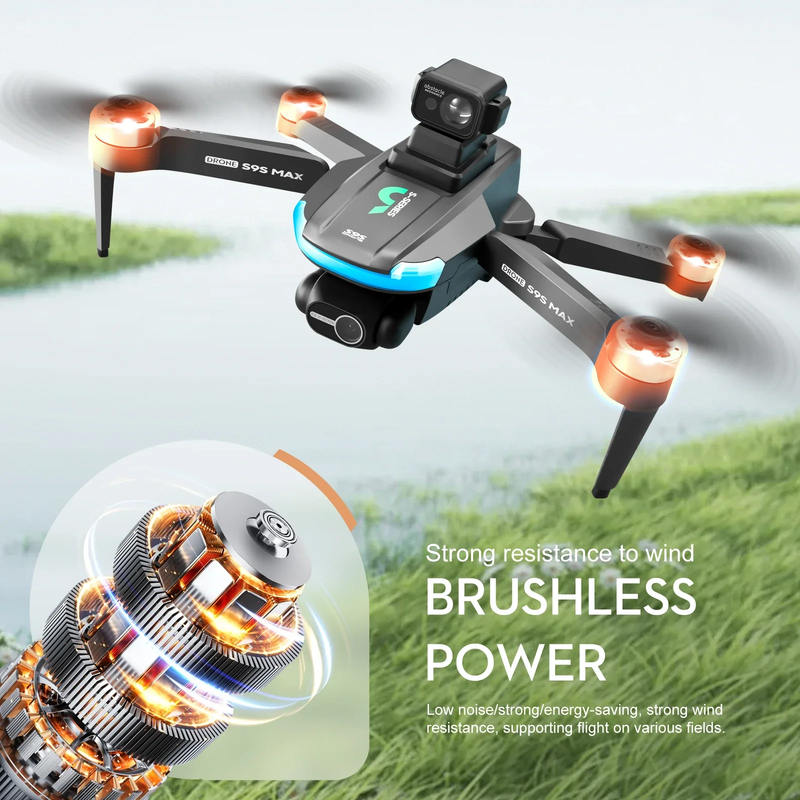 Nouveau S9S MAX MINI Drone 4K  - Top Rc Hobby Mini Xcub avis et prix