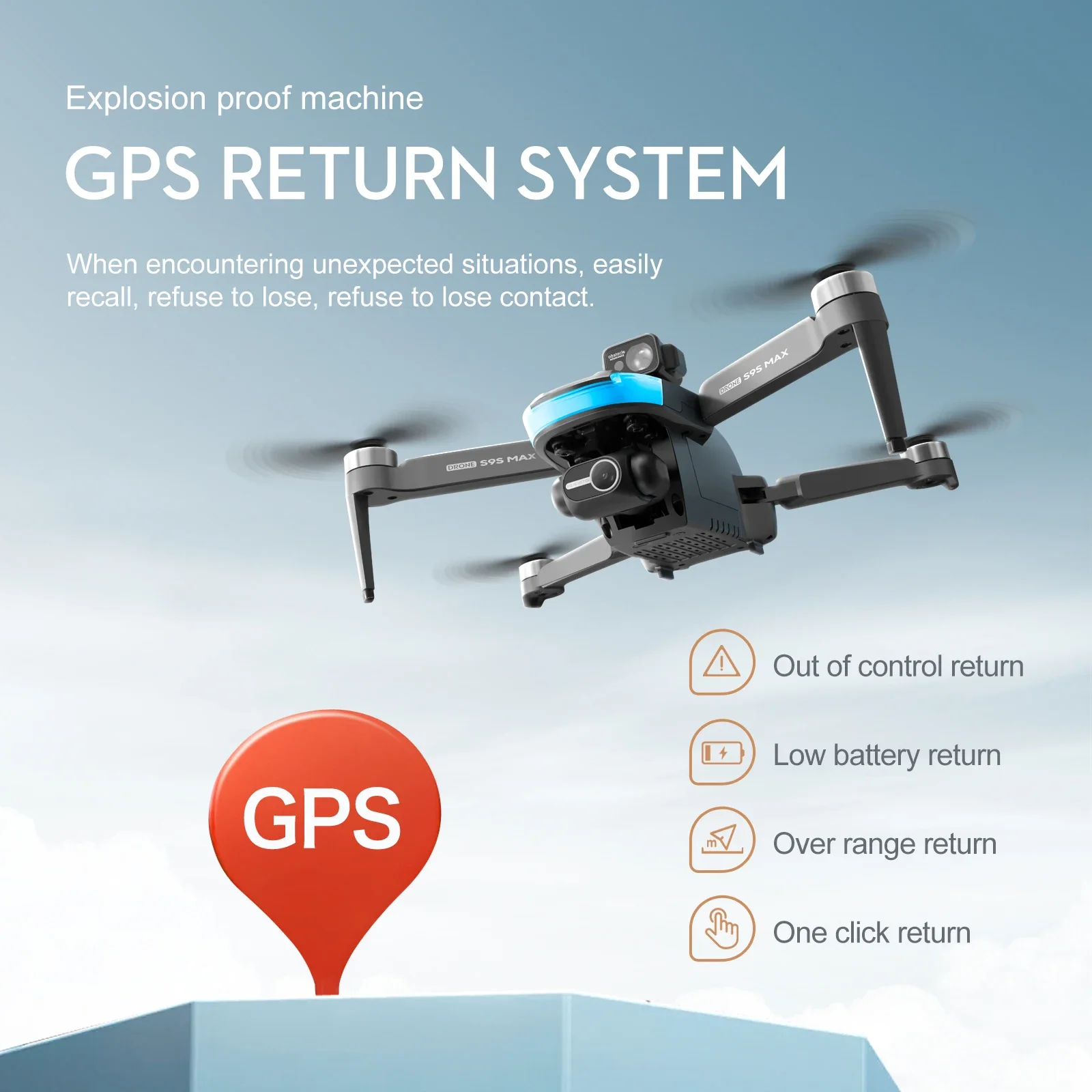 Nouveau S9S MAX MINI Drone 4K  - Top Rc Hobby Mini Xcub avis et prix
