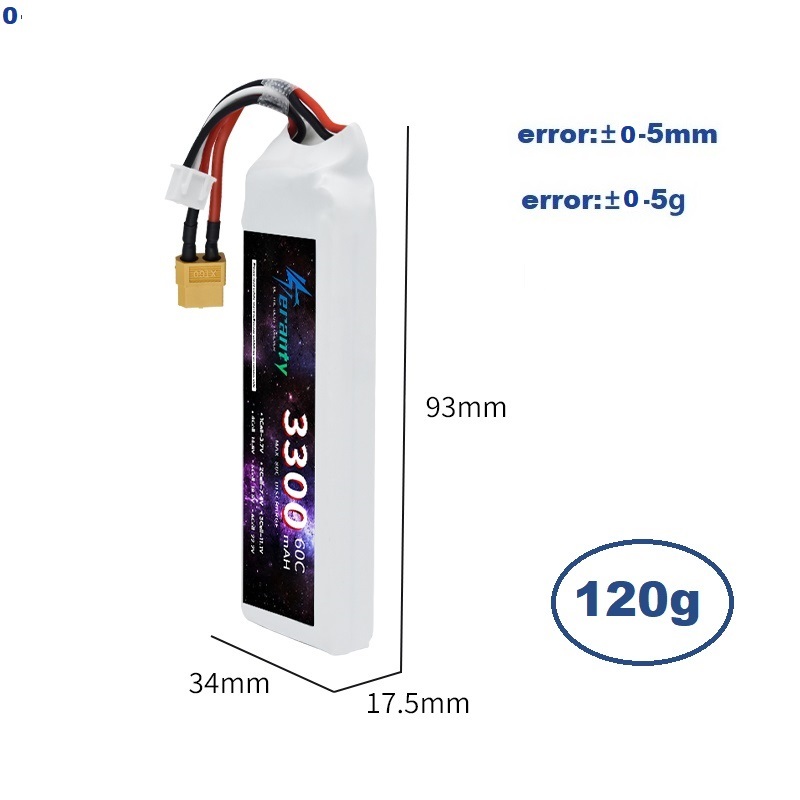 Batterie LiPo 2s 7.4V 3300mAh  - Rc Hobby Grade avis et prix
