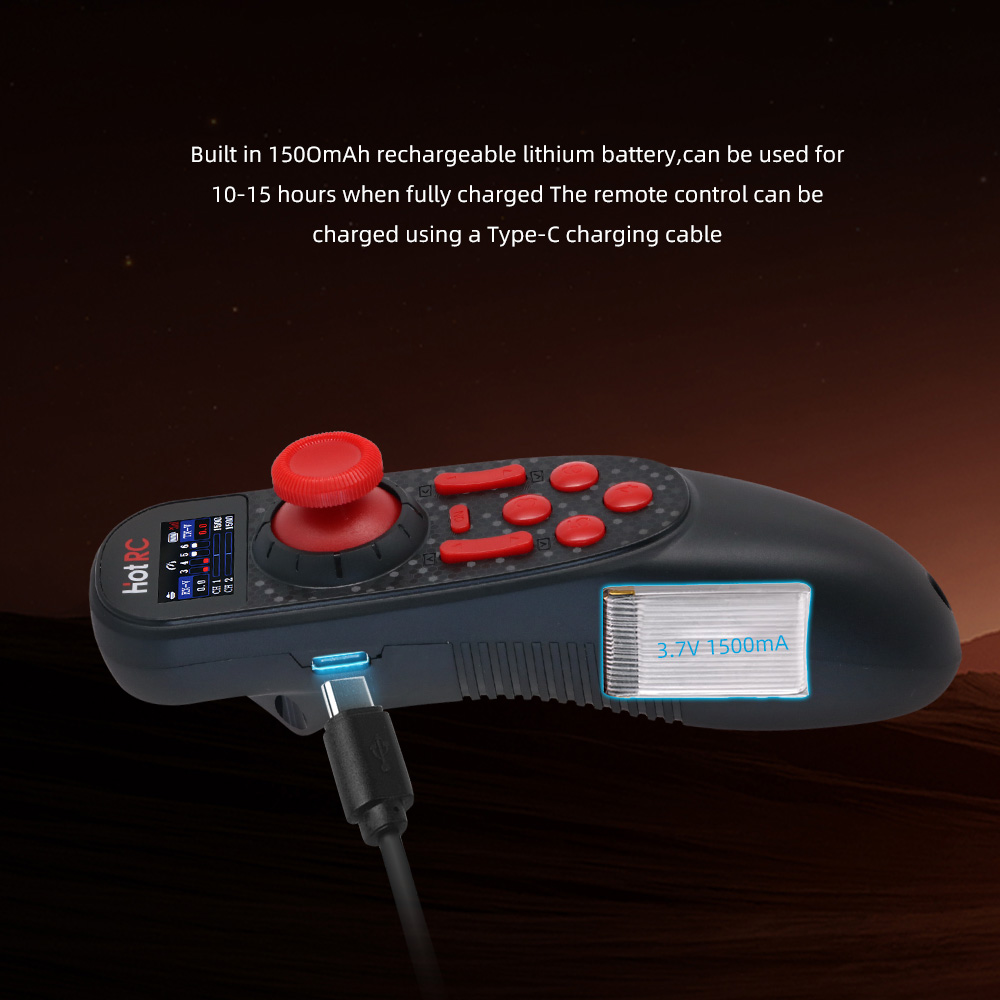 HOTRC DS-650 / DS-600 2.4G 6CH - Radio Transmitter 6Ch avis et prix