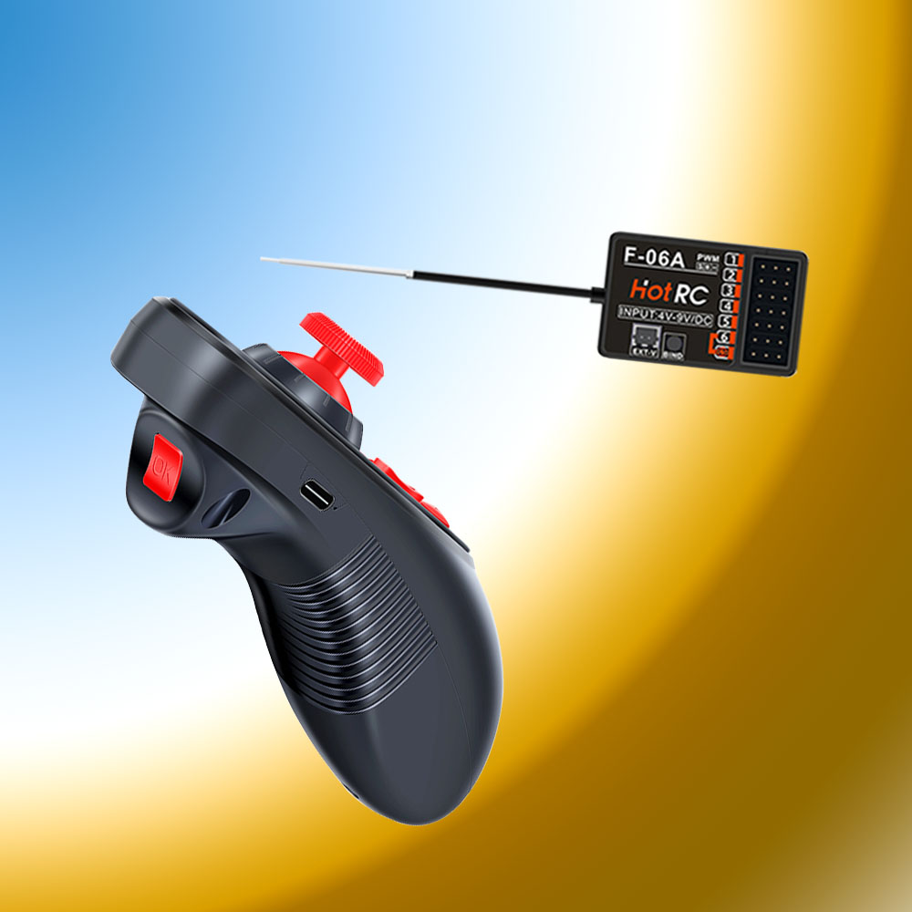 HOTRC DS-600 2.4GHz 6CH systèm - Radio Transmitter 6Ch avis et prix